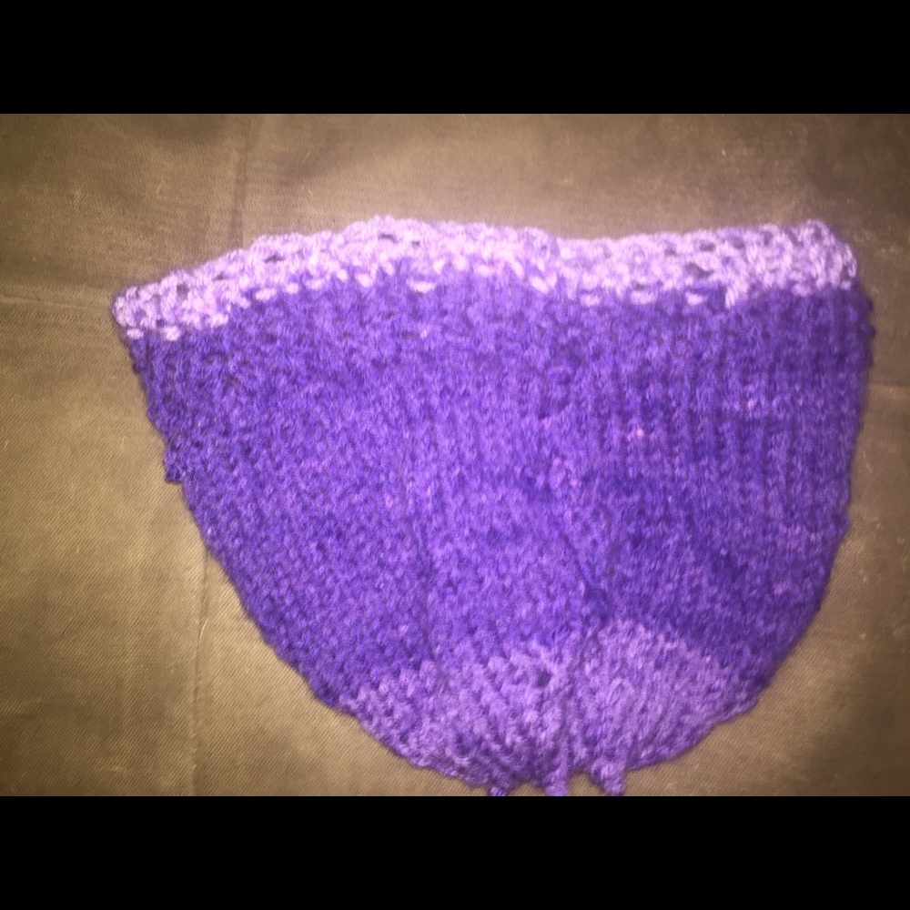 Hand knitted toddler hat
